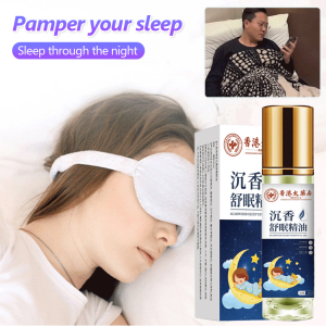 Pure Agarwood Lavender Essential Oil Roll-On Good Night Sleep Essential Oil Improve Difficulty Sleeping 沉香薰衣草滚珠精油