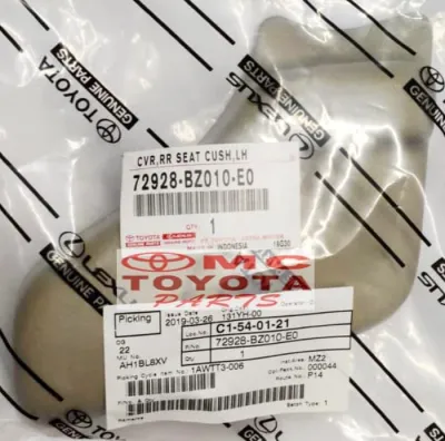 Tutup Cover Stelan Jok Belakang Kiri Avanza 72928-BZ010-E0