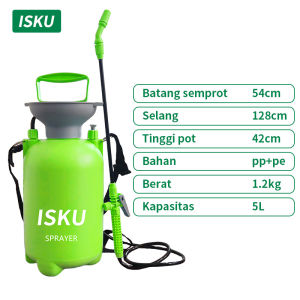 ISKU Pressure Sprayer Multi Fungsi 5L Alat Semprot Tanaman 5 Liter/Semprotan Multi Fungsi Penyemprot