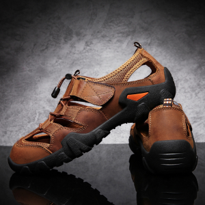 【KLEE】Summer sandals beach shoes breathable wear-resistant outdoor leisure fashion sandals sandals for men