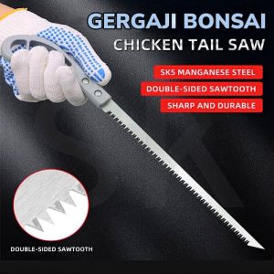 Gergaji Tangan Potong Bonsai Dahan Kayu Ranting Pipa Kecil Ekor Ayam SK5 Mini Garden Pruning Hand Saw
