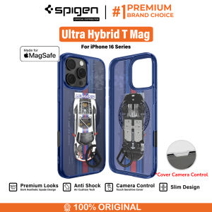 Case iPhone 16 Series Pro Max Plus Spigen Ultra Hybrid T C11 Magfit MagSafe Anti Shock Camera Control Casing