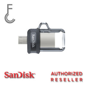 SanDisk Ultra Dual Drive 64GB OTG m3.0 SDDD3 USB3.0 Black Flash Drive Storage Device On-the-Go Micro-USB Connector for OTG-enabled Android Devices Desktop Laptop PC Computer 5 Year Limited Warranty / SDDD3-064G-G46
