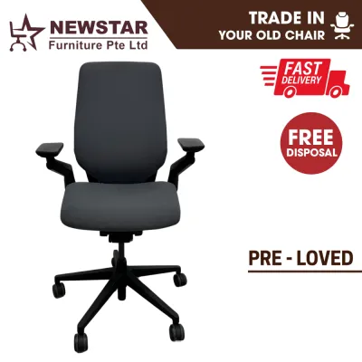Steelcase Gesture Chair Available in Black or Grey Colours Office Chair Ergonomic Chair