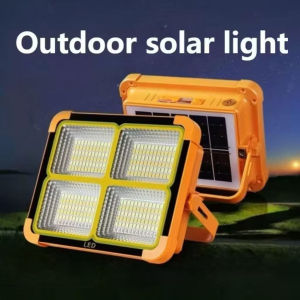 【BUY 1 TAKE 1】Solar Emergency Lights Rechargeable Solar Flashlight LED Flood CampingLight Outdoor Waterproof