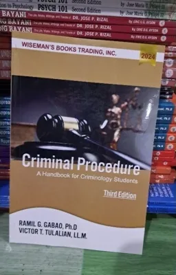 Criminal Procedure A Handbook for Criminology Students 3rd edition 2024© Brand-new Original Onhand