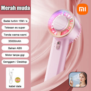2025 Kipas Angin Mini 20000mAh Lampu LED Warna-warni Dapat Dilipat Kipas Portable Kencang Strong Wind 3 Gear Wind Speed Kipas Angin Turbo Fan Digital Display Adjustable Kipas Tangan High-Speed Kipas Portabel untuk Olahraga Luar Ruangan dan Pendinginan Cep