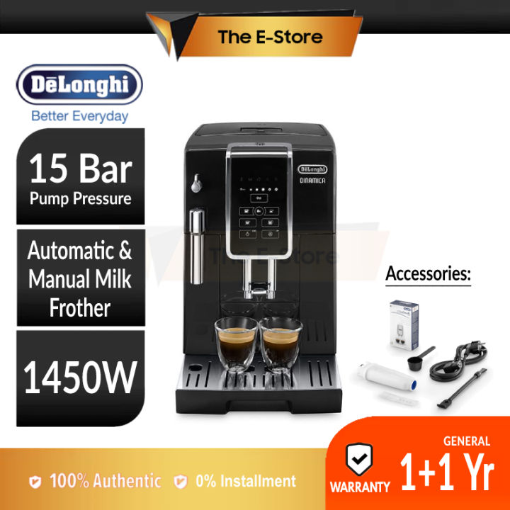 Delonghi Dinamica Automatic Coffee Maker ECAM 350.15.B ECAM350.15.B