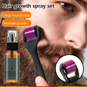 Beard Growth Spray Set Care Nourishing Thickening Liquid Beard