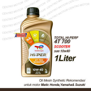 Oli mesin Nmax/Aerox/X-max.Total HiPerf 700 Scooter.Oli mesin sintetik motor matic