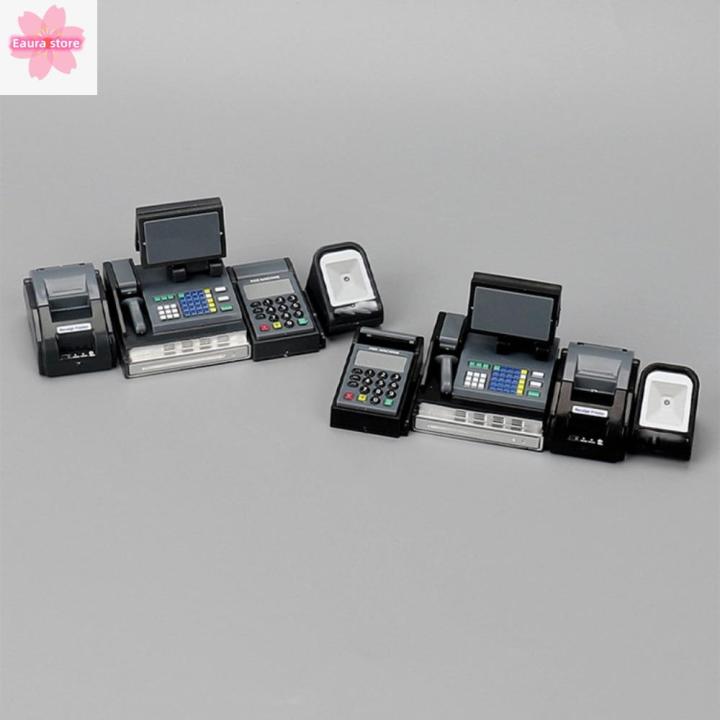 EAURA Mini Doll House Cash Register DIY 16/112 Scale Mini Supermarket