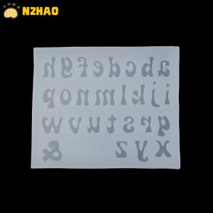 【N2HAO】 3D Letter Number Silicone Fondant Molds Chocolate Cake Molds Cake Decorating DIY Tools Jelly Cookies Baking Printing Mould