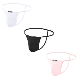 CMENIN ADANNU 3Pcs Ins Style Polyester Mens Thong And G String Mens Panties Breathable Tanga Underwear Man Jockstrap Underpants Top DP905