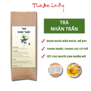 Trà nhân trần túi lọc bịch 30 tép x 3g trà thanh nhiệt giải khát - Lãn Ông