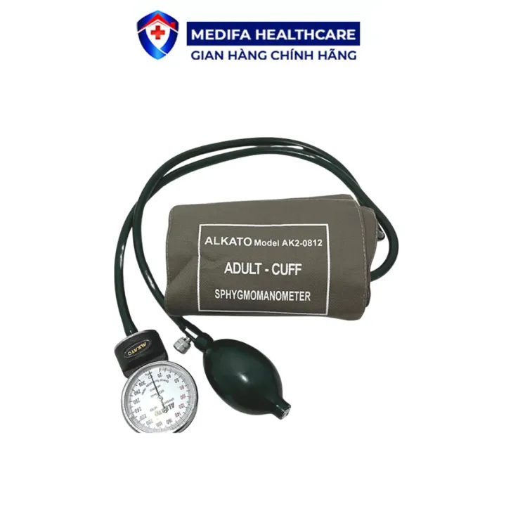 Máy Đo Huyết Áp Cơ ALKATO AK2-0812 Chất Liệu Cao Cấp, Mặt Đồng Hồ Chống Trầy Xước, Độ Chính Xác Cao