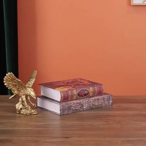 (In stock) Golden Eagle Resin Ornaments Statue Golden Eagle Sculpture Modern Home Office Figurine Decor Desktop Decoration
