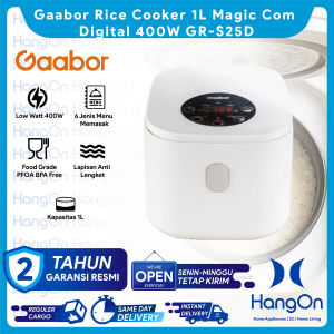 Gaabor Rice Cooker 5L Magic Com 400W Serbaguna Anti Lengket Ricecooker Penghangat Nasi MagicCom Penanak Nasi 2.2L RC50M-BE01A | 1L RC20M-YE01A | GR-S25D Digital