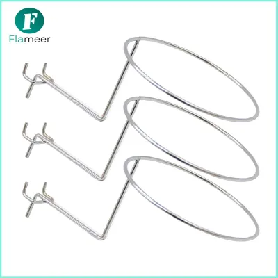 Flameer Pegboard trưng bày Mũ Móc treo tủ móc dán tường đa chức năng tiết kiệm không gian cho nhà để xe Trailer mạnh mẽ đường kính 13cm
