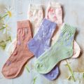 ❤️HOMEWEAR CHIFFON❤️ Women Home Style Comfy Soft Breathable Pastel Color Chiffon Mesh Air-Cond Sock. 