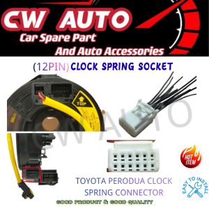 12PIN CLOCK SPRING SOCKET CONNECTOR