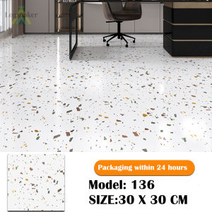 30x30CM Marble Pattern PVC Self-Adhesive Waterproof Floor and Wall Sticker with Wood Grain patternr