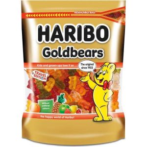 HARIBO Goldbears Jelly Gummt 300 g.  Halal สินค้าจากตุรกี EXP 22/12/26