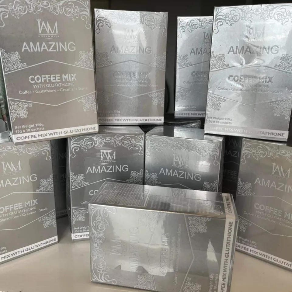 IAM WORLDWIDE Amazing Coffee Mix with Glutathione made in Australia FDA  APPROVED
