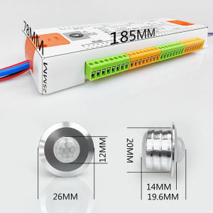 Sensor Gerak Tangga 32 Channel 12V/24V Pengontrol Lampu Motion Sensor Gerak Tangga Otomatis