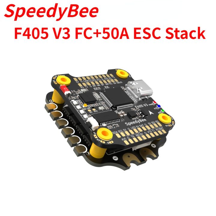 FPV Stack BMI270 Compatible 50A 4in1 ESC F405 Flight Controller Pour Drone Freestyle Speedybee F405 V3