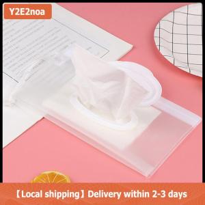 【Local shipping】 Light Weight Portable Cartoon Baby Kids Wet Wipes Clutch Carrying Bag Wet Paper Tissue Container Dispenser Snap-strap Pouch