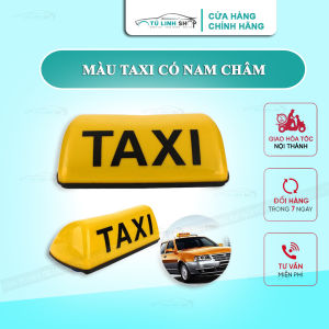 Mào TAXI hút nam châm có đèn LED gắn nóc ô tô 28cm và 35cm