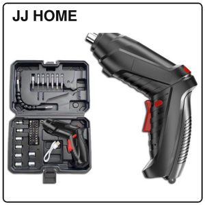 【JJ HOME】Multifunctional Electric Screwdriver Drill Set with Speed Control Rechargeable Power Tool Kit