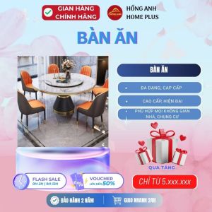 Bàn ăn hiện đại cao cấp thiết kế tinh tế sang trọng chất liệu bền bỉ tiện nghi.