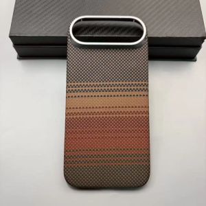 Kevlar Carbon Aramid Fiber Woven Case For iPhone 17 Air for Magsafe Wireless Charging Back Cover Case for 17 AIR 