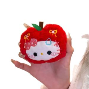 LunaShine จี้พวกกุญแจสำหรับกระเป๋าสะพายรูปผลไม้สุดสร้างสรรค์สำหรับเด็กผู้หญิงพร้อมจี้รูปหัวใจสำหรับแขวนตุ๊กตาแบบตรงกันทั้งหมดของขวัญประดับ