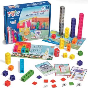NOER Number 1 to 10 Building Block Build Early Math Skill Multicolor Numberblocks Baby Figurines
