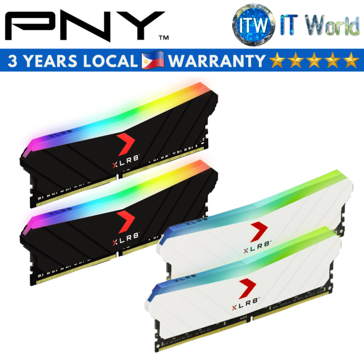 Itw | PNY DDR4 RAM 16GB (2x8GB) 3200Mhz XLR8 Gaming EPIC-X RGB Desktop ...