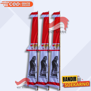 bendera umbul umbul soekarno panjang 37 meter