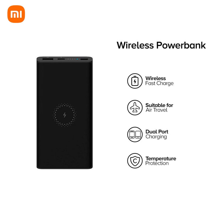 Xiaomi 10000mAh Mi Wireless Powerbank Essential 10W Wireless Fast