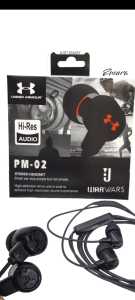 Handsfree headset earphone PM 02 extra bass suara bass mantap