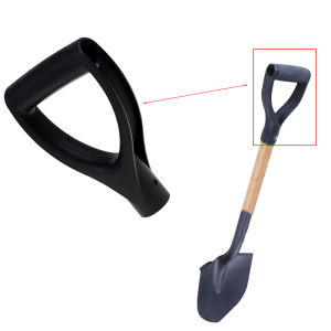 LEI U type Black Plastic Snow Shovel Replacement D Grip Spade Top Handle Garden