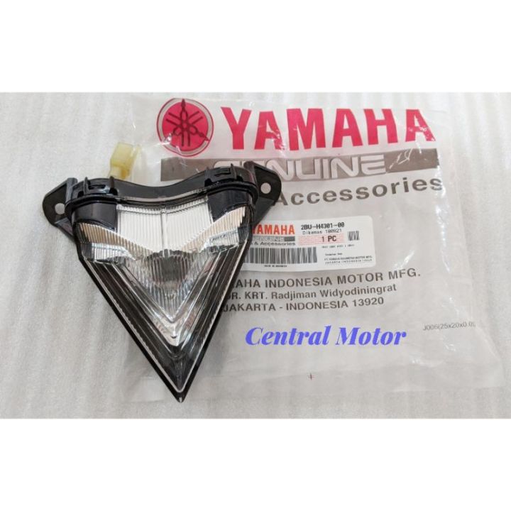 REFLEKTOR REFLECTOR LAMPU SENJA RITING RETENG SEN SEIN BELOK DEPAN PILOT ASSY XRIDE X RIDE X-RIDE 115 ORIGINAL ASLI YAMAHA 2BU-H4301-00
