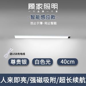 Induction light magnetic absorption charging night light household wardrobe bedside kitchen corridor dormitory infrared automatic induction light bar