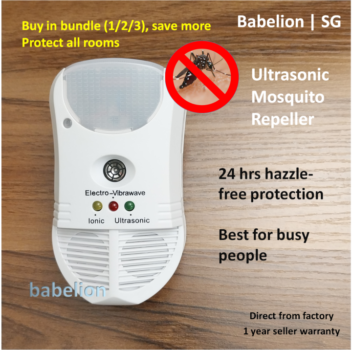 8W Ultrasonic Electromagnetic 5 In1 Electronic Mosquito Insect ...