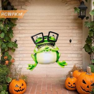 【PCWFKef】 Dễ Thương Kính Độc Đáo Ếch Trâm Cho Phụ Nữ Người Đàn Ông Cá Tính Tất Cả Các Trận Đấu Động Vật Pin Trâm Thời Trang Đảng Trang Sức Phụ Kiện Quà Tặng