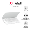 Bàn phím Bluetooth Logitech Slim Keys To Go 2 - Siêu mỏng nhẹ 222g, kết nối đa thiết bị, Windows, MacOS. 