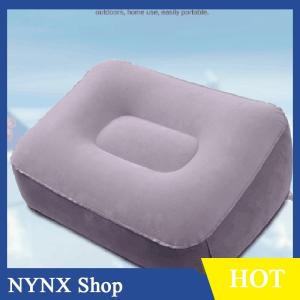 [NYNX] Soft Footrest Pillow PVC Inflatable Foot Rest Pillow Cushion Air Travel Office