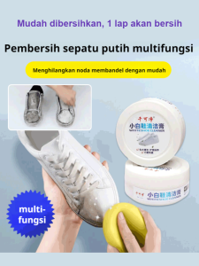 Pasta Pembersih Sepatu Putih Tanpa Air Untuk Sepatu Olahraga Kanvas dan Sepatu Putih Mudah Digunakan Tanpa Perlu Cuci
