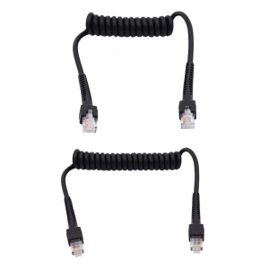 Spring Coiled RJ45 Ethernet Cord Cat6 Standard 8 Strands Fast Speed LAN Cable for Office and Home Use