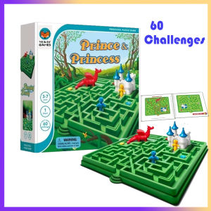 Prince and Princess 60 Challenges - Sleeping Beauty | Fun Skill-Building Board Game | Puzzle Toys for Kids 3-7 Years Old | Children Birthday Gift for Boys Girls | Smart IQ Training